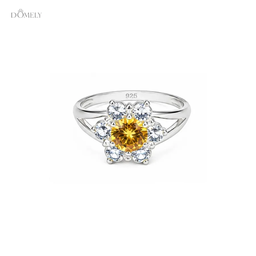 Anillo Flor Inspirado en Rapunzel