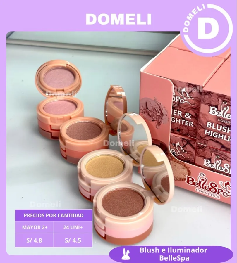 Blush e Iluminador BelleSpa